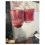 Antique Fire Buckets