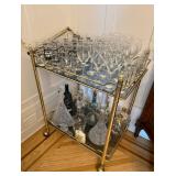 Bar Cart, MCM Glasses 