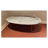 Brass & Glass Coffee Table 