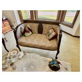 Carved Victorian Settee