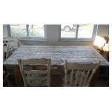 antique barn board table