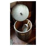 antique feed bucket & scoop