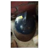 vintage metal workers helmet