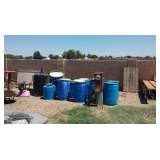55 Gal. Blue Drums Containers