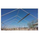 Metal awning frame