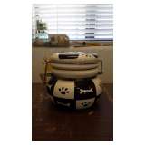 Dog treat jar
