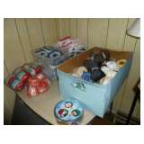 Granny squares and yarn