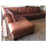 Leather Sofa 3 Piece Sectional 