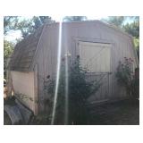 Large Barn Style Wood Shed, Perfect Up-Cycle DIY Project For A Backyard Office, Playroom, Or Perhaps