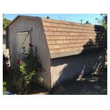 Large Barn Style Wood Shed, Perfect Up-Cycle DIY Project For A Backyard Office, Playroom, Or Perhaps