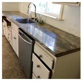 Granite Countertops, cabinet hardware, Faucet