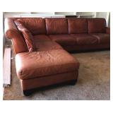Leather Sofa 3 Piece Sectional 