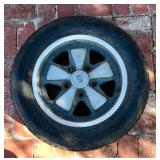 PORSCHE Vintage Fuchsfelge Windmill Forged Aluminium Wheel & NITTO Steel Radial Tire