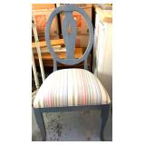 Ethan Allen Country Colors, blue denim. Side/desk chair