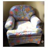 Ethan Allen Club Chair & Ottoman