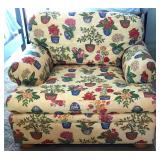 Ethan Allen Club Chair & Ottoman
