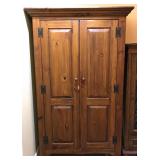 Ethan Allen Pine Armoire and Drawers