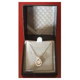 Dancing Diamond Pendant Necklace
