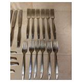 Gorham Sea Rose Sterling Silver 34 Pieces Flatware Set