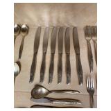 Gorham Sea Rose Sterling Silver 34 Pieces Flatware Set