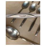 Gorham Sea Rose Sterling Silver 34 Pieces Flatware Set