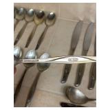 Gorham Sea Rose Sterling Silver 34 Pieces Flatware Set