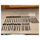 MEPRA ITALY Italian Stainless Steel Tobacco Brown Flatware Set