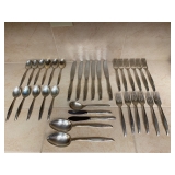 Gorham Sea Rose Sterling Silver 34 Pieces Flatware Set