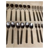 MEPRA ITALY Italian Stainless Steel Tobacco Brown Flatware Set
