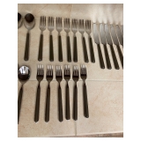 MEPRA ITALY Italian Stainless Steel Tobacco Brown Flatware Set