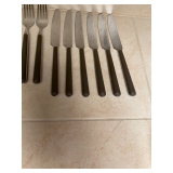 MEPRA ITALY Italian Stainless Steel Tobacco Brown Flatware Set