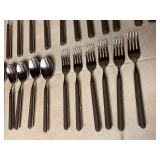 MEPRA ITALY Italian Stainless Steel Tobacco Brown Flatware Set