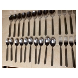 MEPRA ITALY Italian Stainless Steel Tobacco Brown Flatware Set