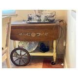 Hand Painted Drink Cart