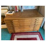 Map Artwork Chest of Drawers