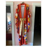 Vintage High Quality Hand Embroidered Silk Kimono