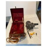 Vintage Paillard Bolex H16 16mm Film Movie Camera with Leather Case