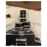 Vintage Paillard Bolex H16 16mm Film Movie Camera with Leather Case