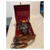 Vintage Paillard Bolex H16 16mm Film Movie Camera with Leather Case