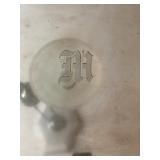 Antique Gorham Sterling Silver Extra Large Heavy Tray 19" x 29" Monogram "M"