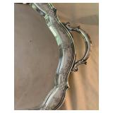 Antique Gorham Sterling Silver Extra Large Heavy Tray 19" x 29" Monogram "M"