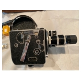 Vintage Paillard Bolex H16 16mm Film Movie Camera with Leather Case