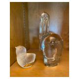 Baccarat Crystal Italy Chick and Pelican