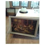 SEVERAL BEAUTIFUL & NEW CEILING LIGHT FIXTURES, BALLET (BALLERINA) ARTWORK, LEADED GLASS ARTWORK