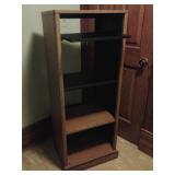 VERY NICE TALL OAK STEREO CABINET. PERFECT CONDITION (SAVES SPACE)
