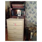 ENTIRE SET OF GORGEOUS ENCYCLOPEDIAS AND ADDITIONAL MATCHING BOOKS. DRESSERS, STEAM VAC, COATS, ETC.