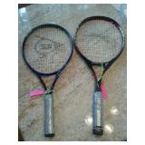 LOTS OF TENNIS RACKETS AVAILABLE... MORE NOT SHOWN IN PICS