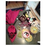 BOY SCOUT SHIRT & TIE OR SCARF, INDIAN MAIDENS PATCHES, TASSELS, MENS WATCHES & PINS & MORE