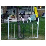 IRON SHEPARDS HOOK & IRON GARDEN GATE OR IRON GARDEN FENCE OR IRON GARDEN ART & MORE