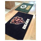 BRAND NEW 100% WOOL NFL BEATS & PACKERS THROW RUGS (3X5) THICK & PLUSH. GREAT SAVINGS(NOT ON DISPLAY